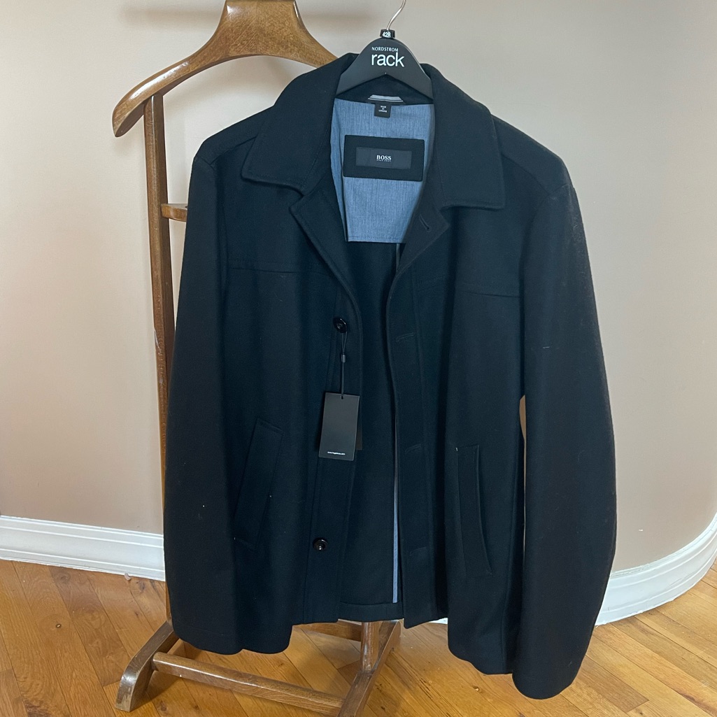 Nwt Boss Hugo Boss Jacket Wool Coat Jacket 42r